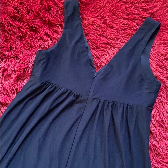 Navy halter midi dress - Picture 7 of 13